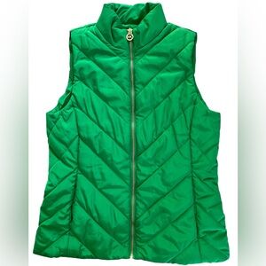 Michael Michael Kors Green Puffer Vest size Small